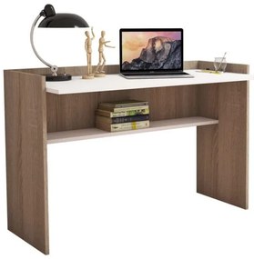 ΓΡΑΦΕΙΟ ΜΕΛΑΜΙΝΗΣ SONAMA ΛΕΥΚΟ 118x58x80Υεκ.HM9227.12