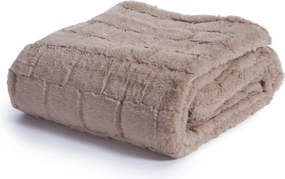 Γούνινη Κουβέρτα Καναπέ (140x190) Nef-Nef Homeware Elements Barlow Beige
