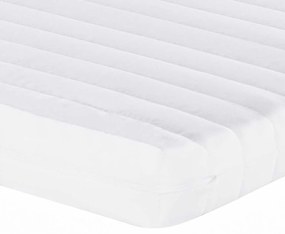 vidaXL Στρώμα Αφρού 7 Ζωνών Σκληρότητα 20 ILD Λευκό 140x210 εκ.