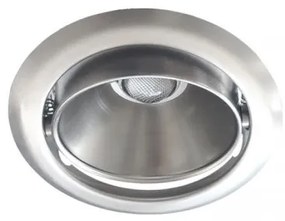 Χωνευτό Σποτ Φωτιστικό Ψευδοροφής Downlight LED 34W Μονή Περιστροφή 3000Κ Φ17,3cm Uno 173-gs Interlight-19375-Ασημί 19375