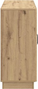 vidaXL Πλαϊνό γραφείο Artisan Δρυς 89 x 34,5 x 77 εκ.