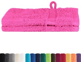 vidaXL Πετσέτες 2 pcs Ροζ 15 x 21 cm Βαμβάκι