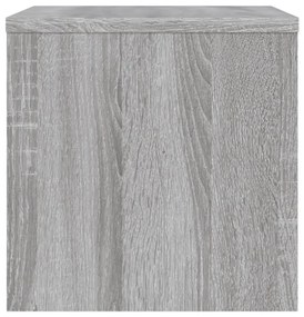 vidaXL Κομοδίνο Γκρι Sonoma 40x30x30 εκ. από Επεξεργασμένο Ξύλο