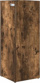 vidaXL Σχέδιο &amp; βάση αποθήκευσης Καπνιστό Δρύς 25 x 24,5 x 64 εκ.