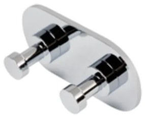 Geesa Nemox 6515 Chrome Κρεμάστρα 2 αγκίστρων