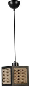 Φωτιστικό Οροφής Kumsal 941RTN1157 18x18x70cm 1xE27 40W Natural-Black Opviq