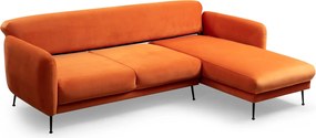 Corner Sofa-Bed Sevilla Corner Right (L3+Chl) Orange