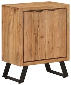vidaXL Ντουλάπι με 2 Πόρτες 55 x 36 x 72 εκ. από Μασίφ Ξύλο Ακακίας
