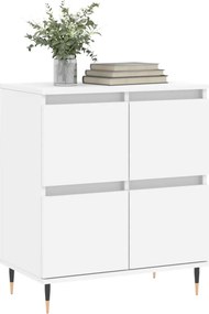 vidaXL Συρταριέρα Λευκή 60 x 35 x 70 εκ. από Επεξεργασμένο Ξύλο