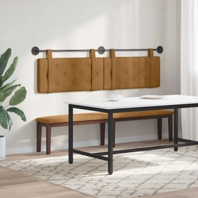 vidaXL Κρεμαστό Κεφαλάρι Καφέ Βελούδο