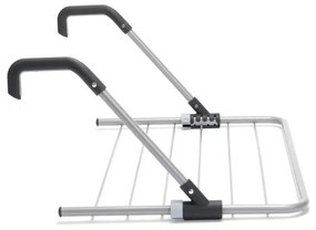 Απλώστρα Κρεμαστή Brabantia 90300178, 4,5 m, Για τοίχους έως 11 cm, Πτυσσόμενοι βραχίονες, Inox