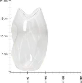 Βάζο ArteLibre Διάφανο Γυαλί 10.3x10.3x17.8cm