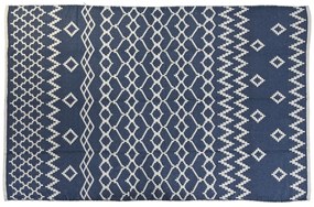 Χαλί DKD Home Decor Μπλε Λευκό Άραβας (120 x 180 x 1 cm)