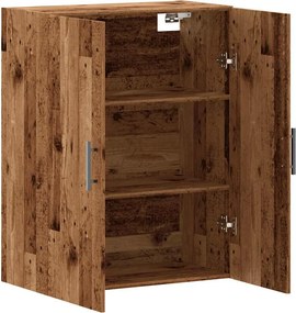 vidaXL Επίτοιχο ντουλάπι Παλιό ξύλο 69,5x34x90 cm