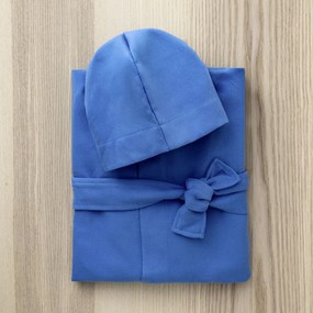 Παιδικό Μπουρνούζι Microfiber Nima Splashy Blue