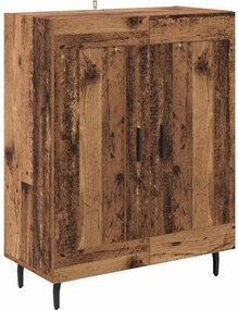 vidaXL Highboard 2 pcs Παλιό Ξύλο 69,5 x 34 x 180 εκ.