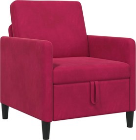 vidaXL Καναπές με Αποθήκευση Κόκκινο 72 x 78 x 87 εκ. Πολυεστέρας