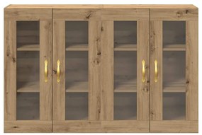 vidaXL Επιτοίχιο ντουλάπι 2 pcs artisan δρυς 69.5 x 34 x 90 εκ.