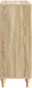 vidaXL Πλαϊνό γραφείο Sonoma Δρυς 66 x 34,5 x 90 εκ Επεξεργασμένο Ξύλο