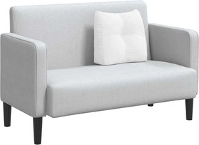 vidaXL Μαξιλάρι Πλάτης Λευκό 45 x 24 x 50 εκ ύφασμα