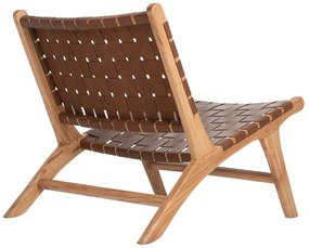 Καρέκλα Felipe από Μασίφ Ξύλο Teak Φυσικό 65x82x88 Υ Εκ.