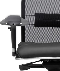 Καρέκλα γραφείου Samurai L2-6D Megapap εργονομική με ύφασμα TS Mesh και τεχνόδερμα χρώμα μαύρο 69x70x125/137εκ.