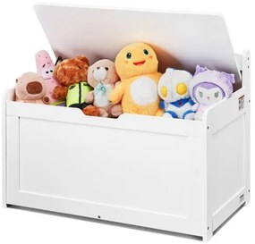 VEVOR Kids Toy Storage Bench Wooden Toy Box Chest 32.68 x 17.91 x 24.02&quot; White