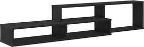 vidaXL ΡάφιΤηλεόρασηςΤοίχου 150x25x28,5εκ Επεξεργασμένο ξύλο