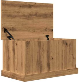 vidaXL Κουτί Αποθήκευσης Αρτισιανή Δρυς 70x40x38 εκ. Επεξ.Ξύλο