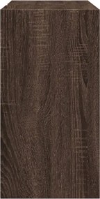 vidaXL Ντουλάπι Νιπτήρα Καφέ δρυς 63x29x55 εκ. Επεξεργασμένο Ξύλο