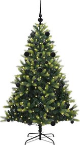 vidaXL Τεχνητό Χριστουγεννιάτικο Δέντρο με Συρταρωτές Βαθμίδες 150 LED