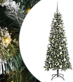 vidaXL Τεχνητό Χριστουγεννιάτικο Δέντρο με 300 LED Πράσινο 180 cm
