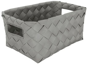 Καλάθι Αποθήκευσης Aspera M 18,5x12x28cm Platinum Kleine Wolke Polyethylene