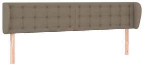 vidaXL Κεφαλάρι με Πτερύγια Taupe 183x23x78/88 εκ. Υφασμάτινο