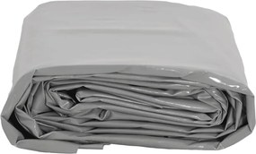 vidaXL Μουσαμάς Γκρι 650 γρ./μ.² 3 x 3 μ.