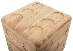 ΣΚΑΜΠΟ ΖΑΡΙ  ΞΥΛΟ ΤΕΑΚ ΣΕ ΦΥΣΙΚΟ ΧΡΩΜΑ 40x40x40 εκ.