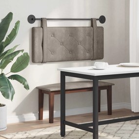 vidaXL Κρεμαστό Κεφαλάρι Επιτοίχιο Γκρι 100 cm Αντίκα PU