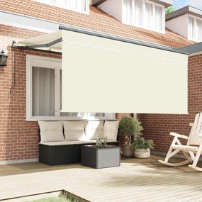 vidaXL Σκηνίτσα Αναδιπλούμενη Κρεμ 300 x 200 cm