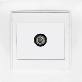 Πρίζα TV τερματική Mono Electric λευκό σειρά Despina