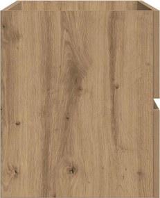vidaXL Ντουλάπι Νιπτήρα Αρτισιανή Δρυς 100x38,5x45 εκ. Επεξ. Ξύλο
