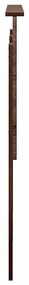 vidaXL Κεφαλάρι με κεφαλάρι Καφέ δρυς 120 cm Επεξεργασμένο ξύλο