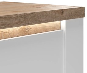 Έπιπλο Τηλεόρασης Ανθρακί Οξειδωμένο 121x43x57