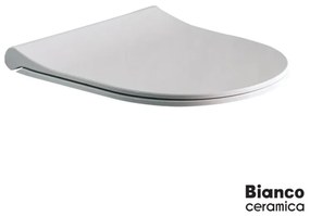 BIANCO CERAMICA 9610SC-300 Κάλυμμα Λεκάνης βακελίτη slim soft close White