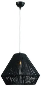 Κρεμαστό Φωτιστικό Οροφής E27 IP20 Καμπάνα Arkolight-Ρ976-4/40-Μαύρο Ρ976-4/40