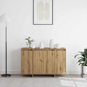 vidaXL Πλαϊνό γραφείο artisan δρυς 120 x 41 x 75 εκ.