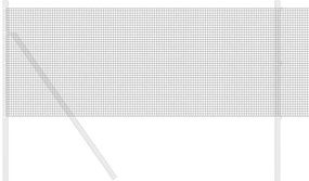 vidaXL Συγκολλητός φράχτης από σύρμα Γκρι