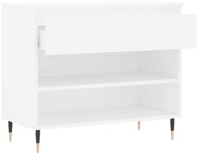 vidaXL Παπουτσοθήκη Λευκή 70 x 36 x 60 εκ. από Επεξεργασμένο Ξύλο