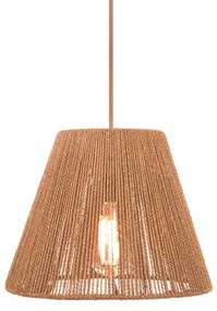 Ceiling Single Light Cordon 6 Fylliana Natural 35x25 cm 35x35x110 εκ.