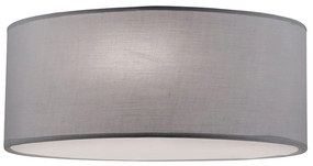 Φωτιστικό Οροφής - Πλαφονιέρα Bristol 4114600 D400 Grey Viokef Metal, Fabric
