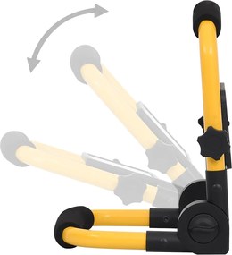 vidaXL Προβολέας LED με Λαβή Θερμό Λευκό 20 W